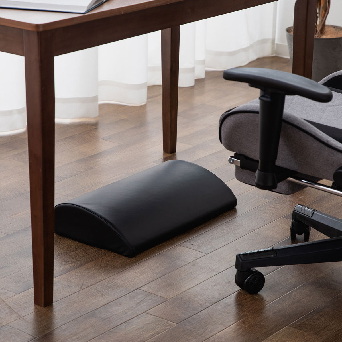 フットレストクッション 滑り止め付き 2way 足置き台 フットレスト 足枕 フットピロー