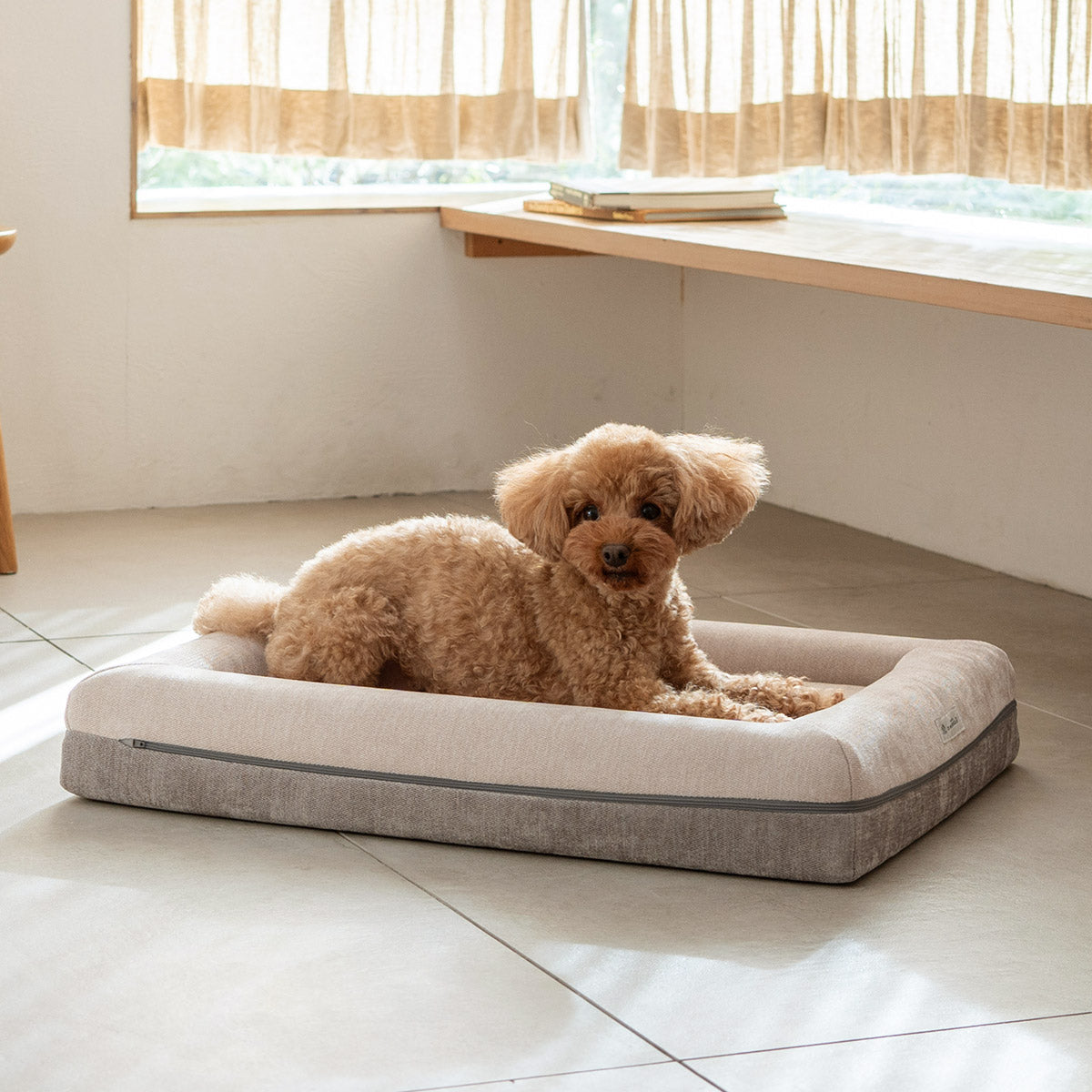 プレミアム ドッグマットレス 小型犬 撥水カバー付き 3D構造 体圧分散 ペットベッド ドッグベッド キャットベッド 犬用ベッド 猫用ベッド 犬用 猫用 ペット用 ベッド ペット用品