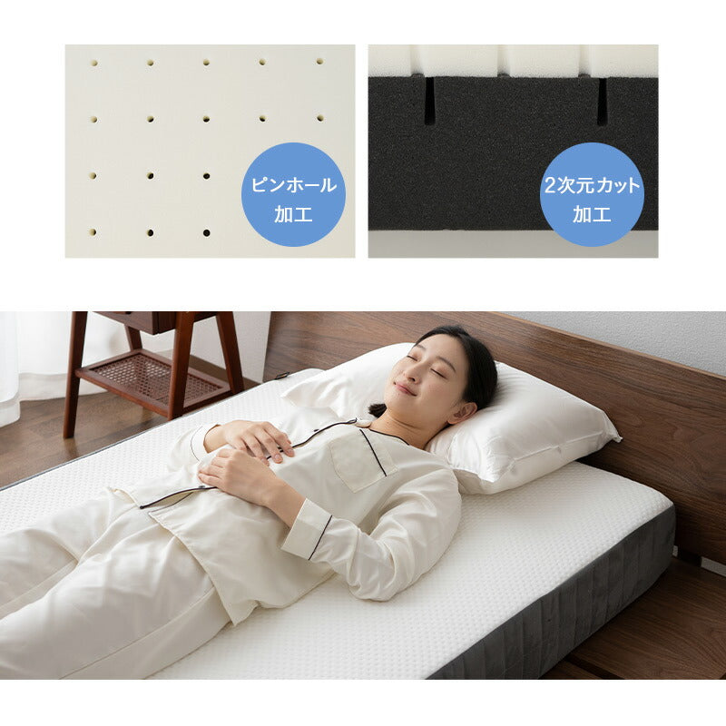 ロイヤルマットレス シングルサイズ ダブルサイズ クイーンサイズ 高弾性 ノンコイルマットレス 極厚 15cm 高反発 ウレタン 2層構造 寝返りサポート ホテルマットレス