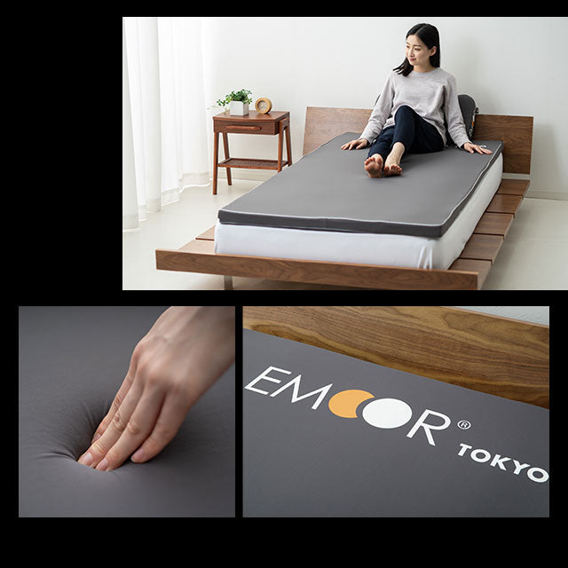 オーバーレイマットレス クイーンサイズ 超高弾力 高密度  ハイエンドモデル お使いの寝具に敷くだけで寝心地革命