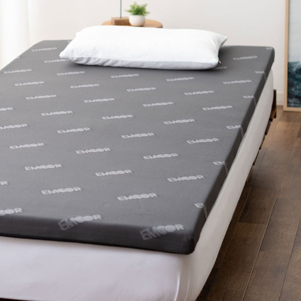 オーバーレイマットレス マットレス 収納ケース付き 消臭機能付き トッパー オーバーレイ 高反発 ウレタン かため 薄型 一枚物 2段ベッド 来客用