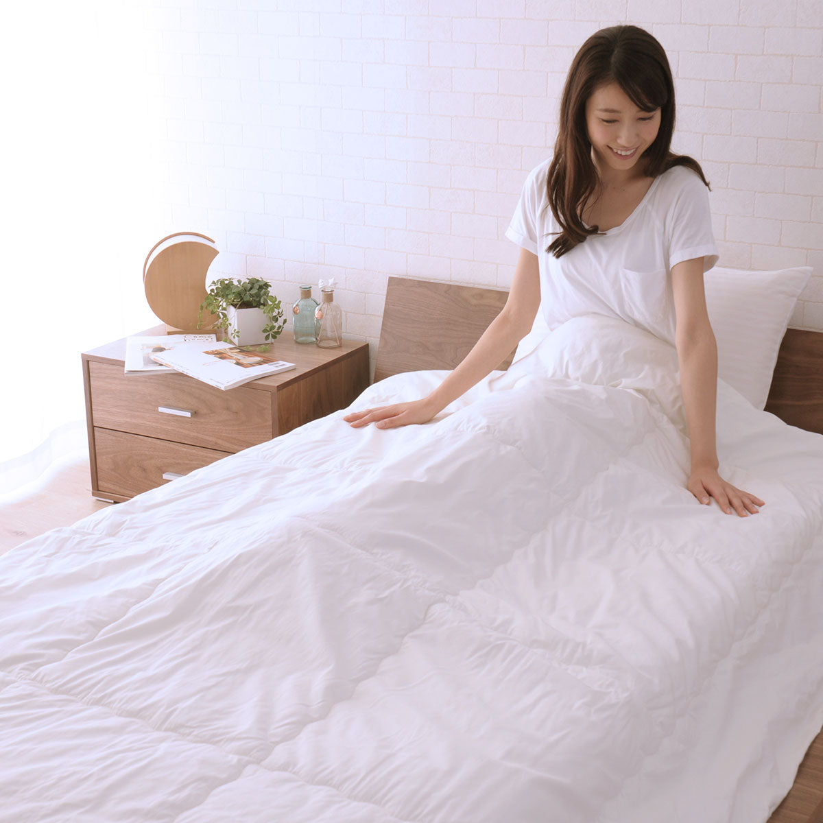 肌掛け布団 シングルサイズ 日本製 防虫・抗菌防臭 防ダニタイプ