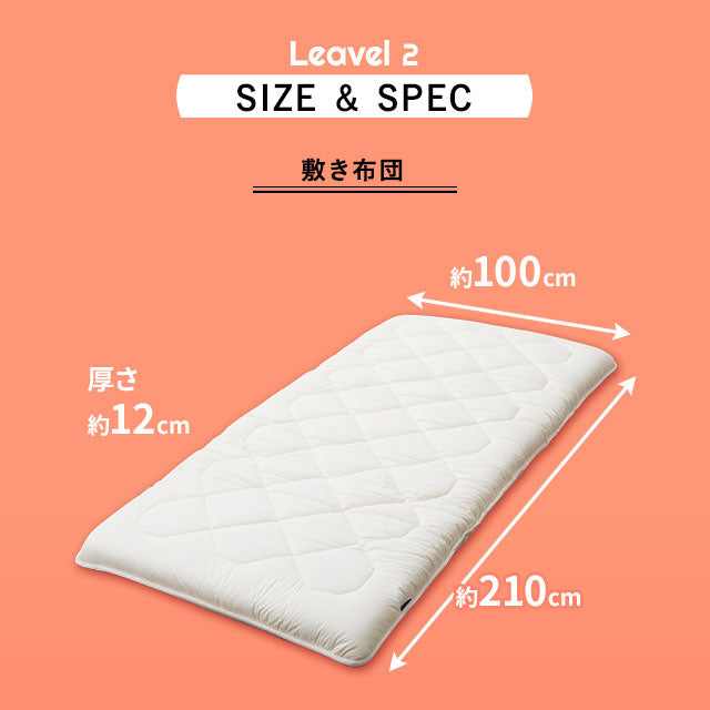 羊毛混 布団2点セット シングル (掛け布団・敷き布団) 日本製 抗菌 防臭 防ダニ 掛け敷き 非圧縮