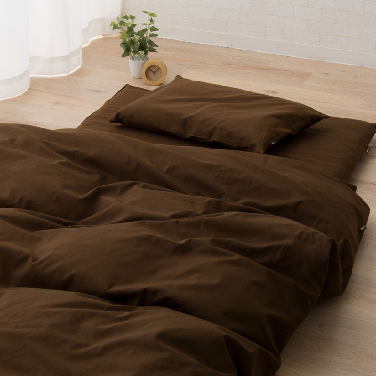 日本製 布団6点セット シングル (掛け布団・敷き布団・枕・掛け布団カバー・敷き布団カバー・枕カバー) 抗菌 防臭 防ダニ 組布団 布団セット 寝具セット 掛け敷き枕 ウレタン入り カバー付き ダニ防止 エムールの日本製布団