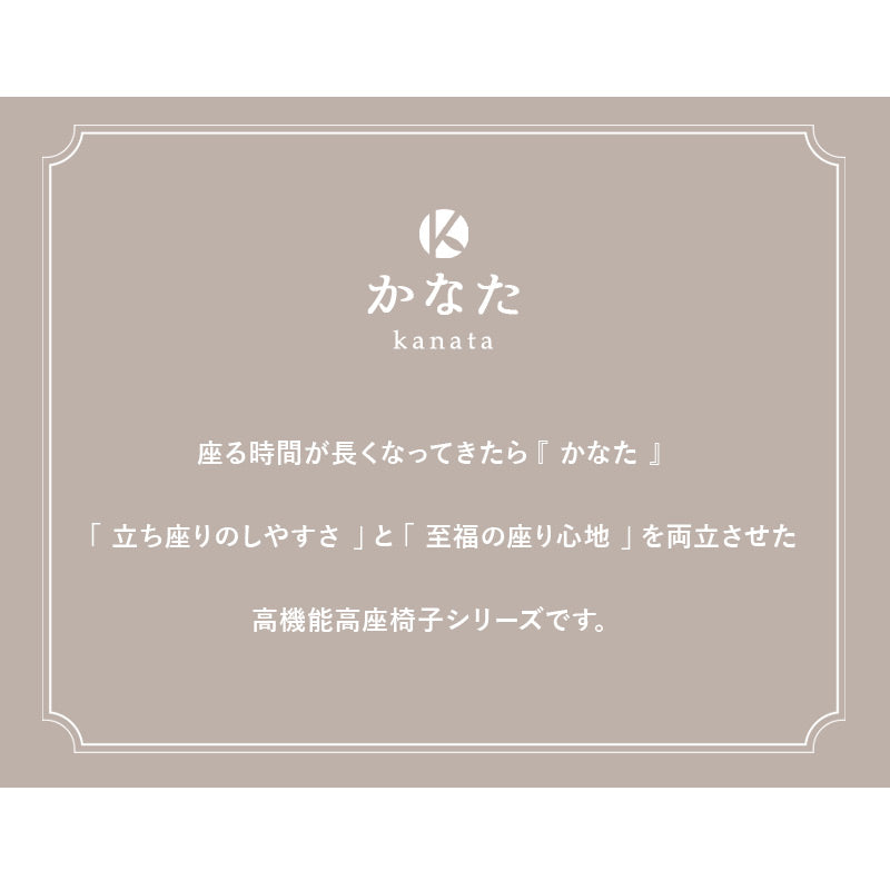 【有吉くんの正直さんぽで高評価】立ち上がりを考えた 高座椅子 「かなた」 無段階リクライニングチェア ポケットコイル 座面高調節可 ショールーム体験可 【完成品】