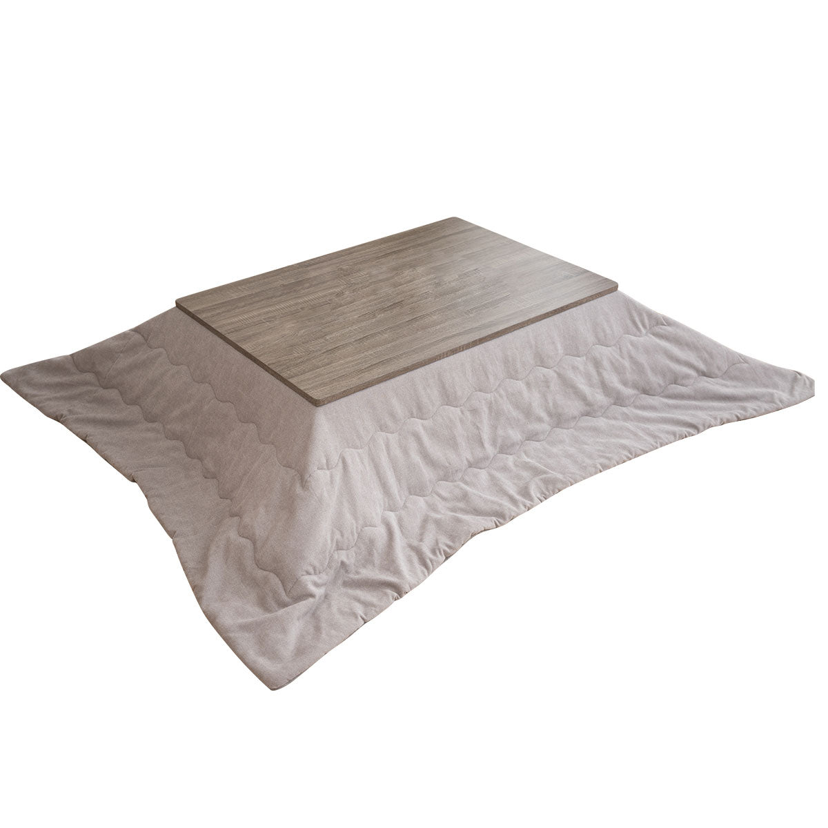 こたつテーブル+こたつ掛け布団 セット 長方形 90cm