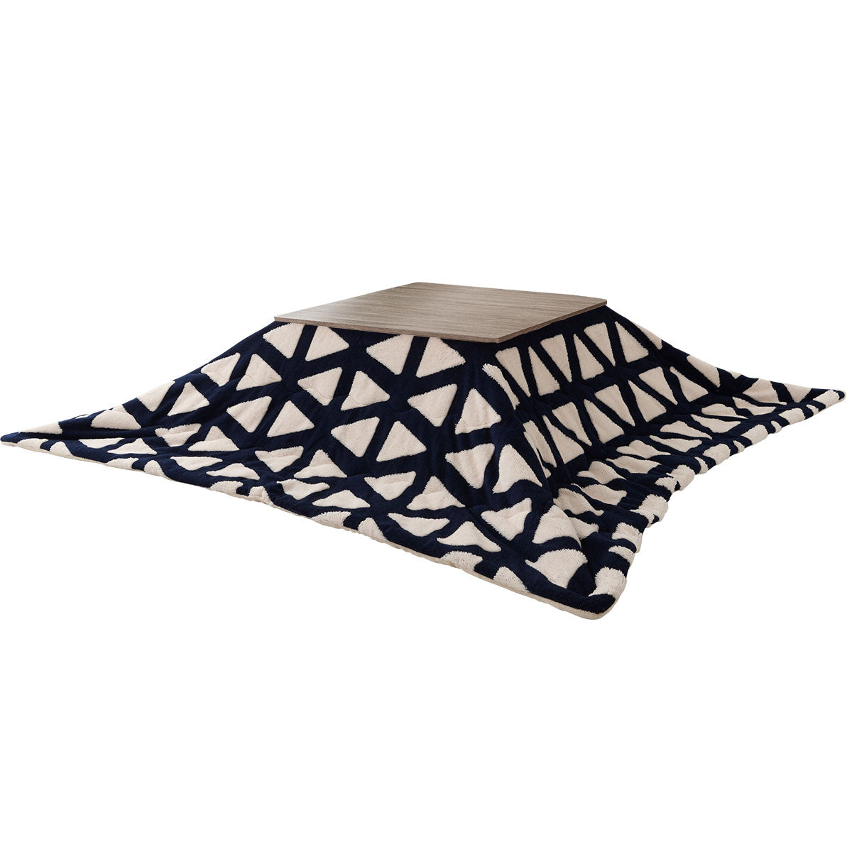 こたつテーブル+こたつ掛け布団 セット 長方形 90cm