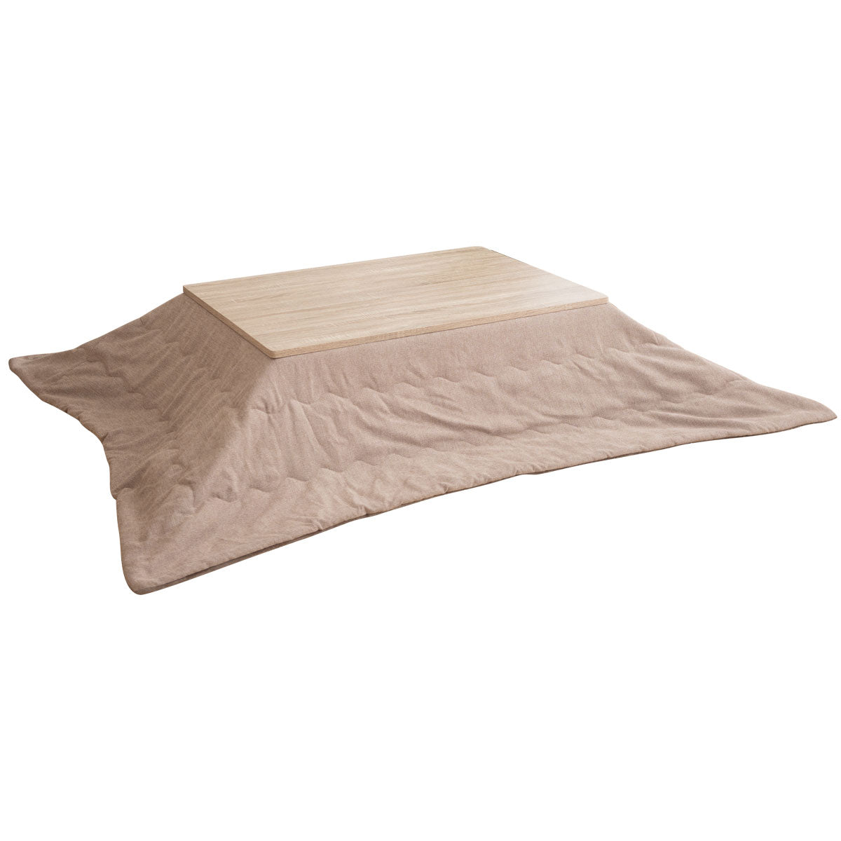 こたつテーブル+こたつ掛け布団 セット 長方形 90cm