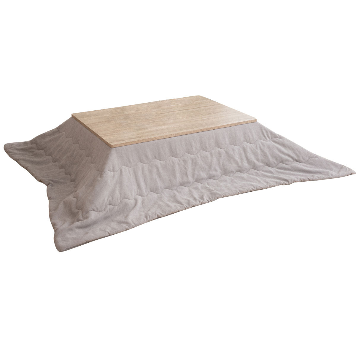 こたつテーブル+こたつ掛け布団 セット 長方形 90cm