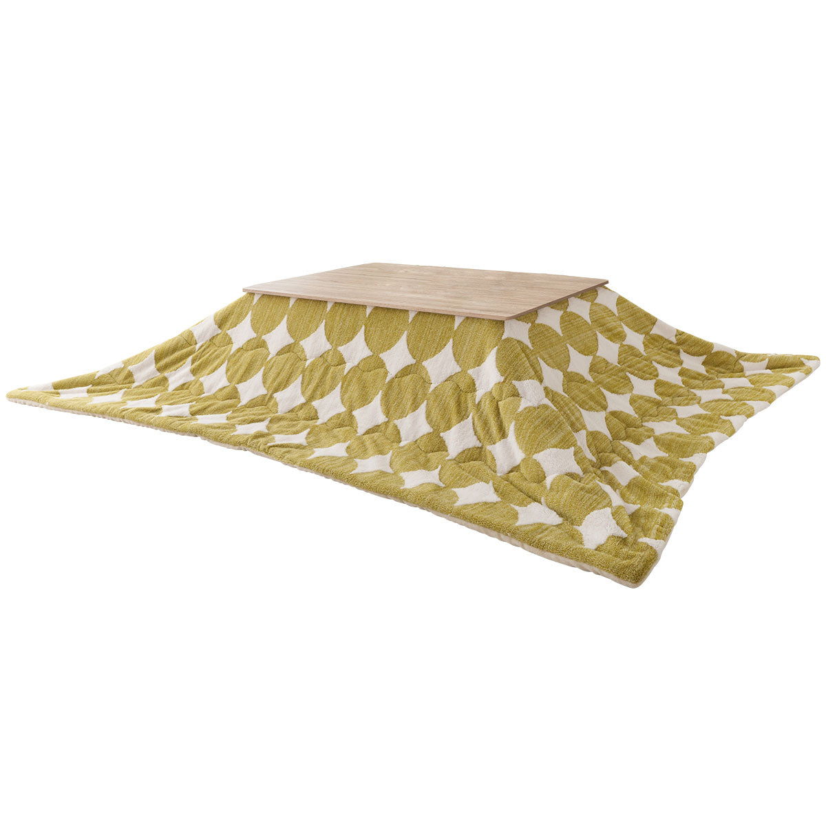 こたつテーブル+こたつ掛け布団 セット 長方形 90cm