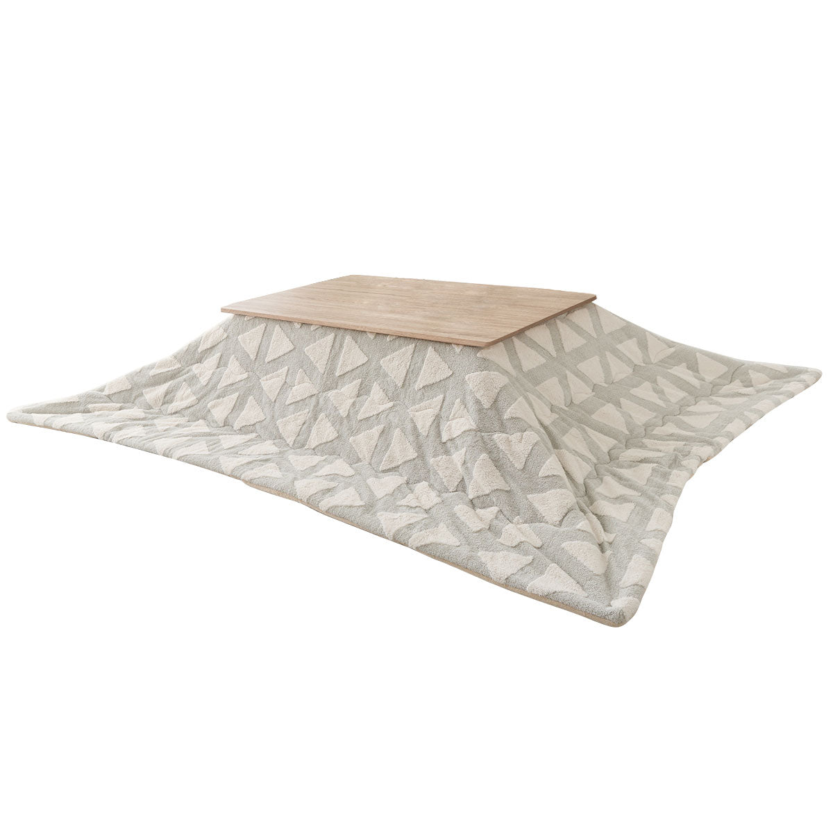 こたつテーブル+こたつ掛け布団 セット 長方形 90cm