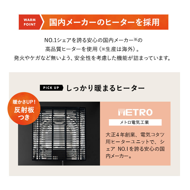 こたつテーブル+こたつ掛け布団 セット 円形 直径78cm ヴィンテージ風 折りたたみ こたつ布団 やぐら テーブル 机 ファルテ FALTE