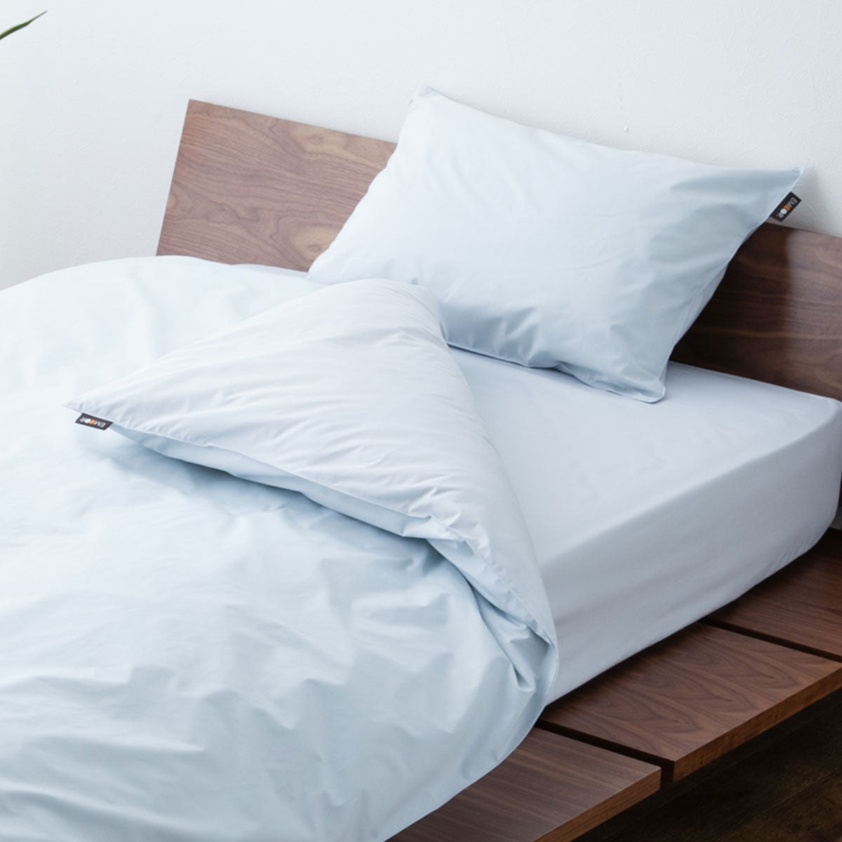 ボックスシーツ/ベッド用布団カバー シングルサイズ 日本製 抗菌・防臭・防ダニ