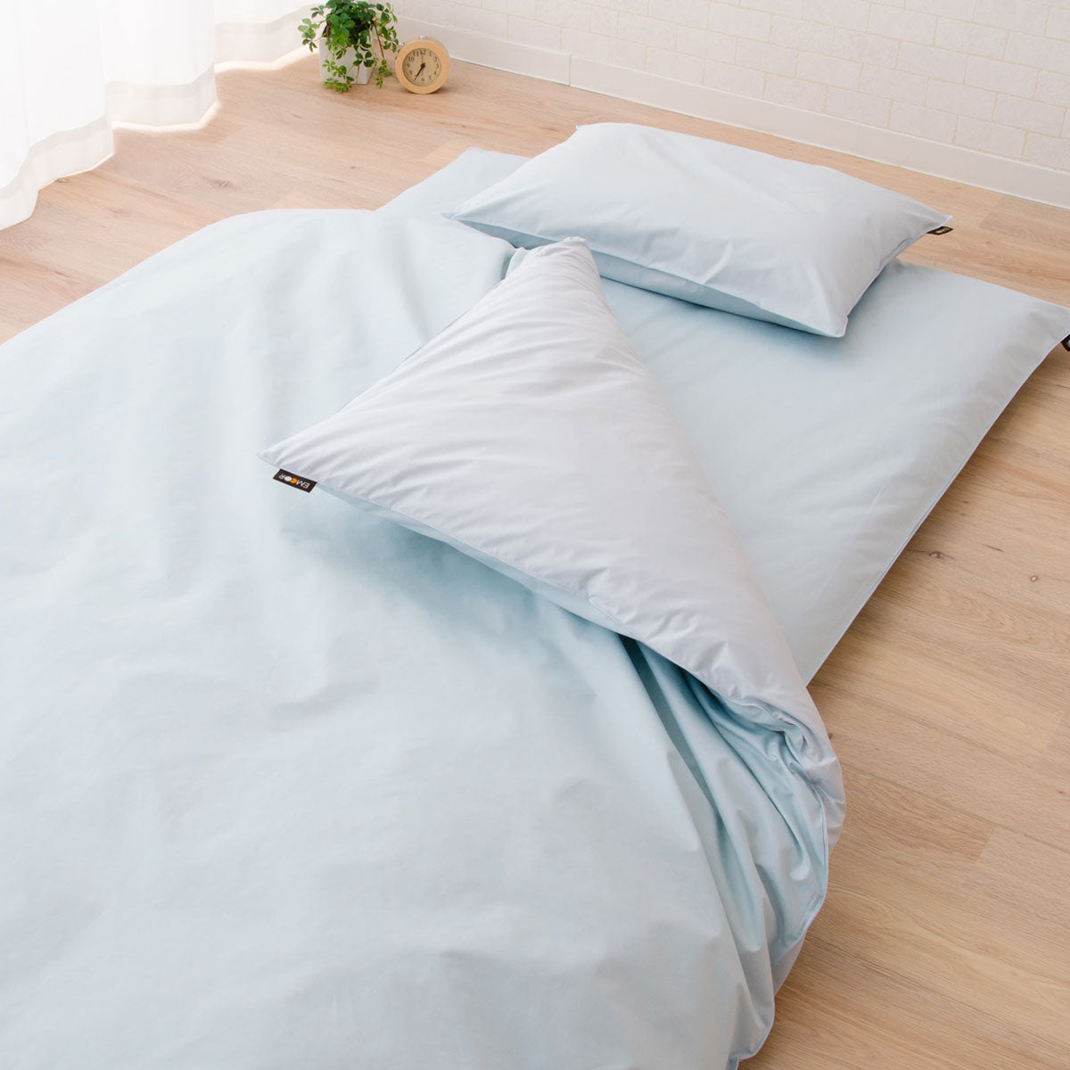 和布団用カバーセット シングルサイズ 日本製 抗菌・防臭・防ダニ (掛け布団カバー・敷き布団カバー・ピロケース)