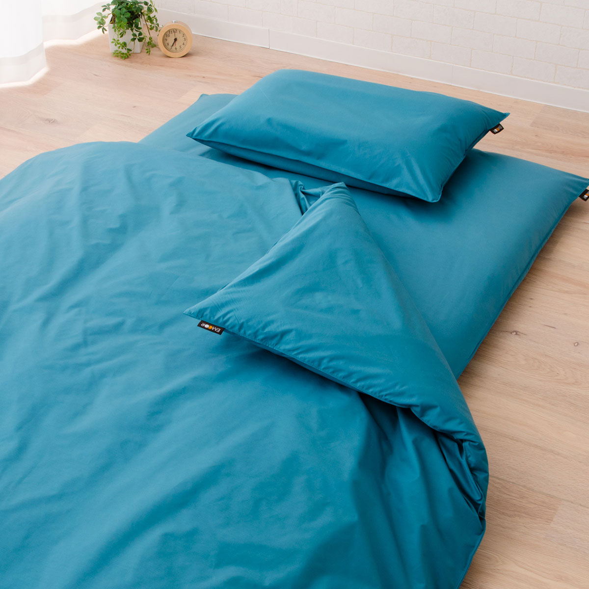 和布団用カバーセット シングルサイズ 日本製 抗菌・防臭・防ダニ (掛け布団カバー・敷き布団カバー・ピロケース)