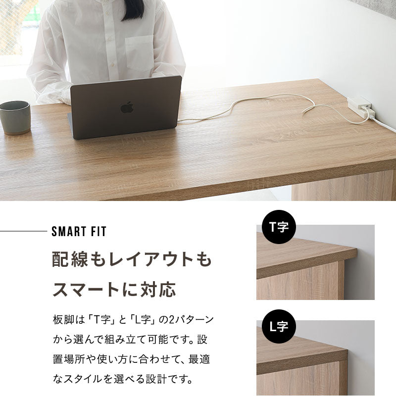 ELMA エルマ ダイニングテーブル 幅100cm ペニンシュラ型 壁付け 2人掛け 単品 食卓用 ダイニング リビング 食事 仕事 デスクワーク