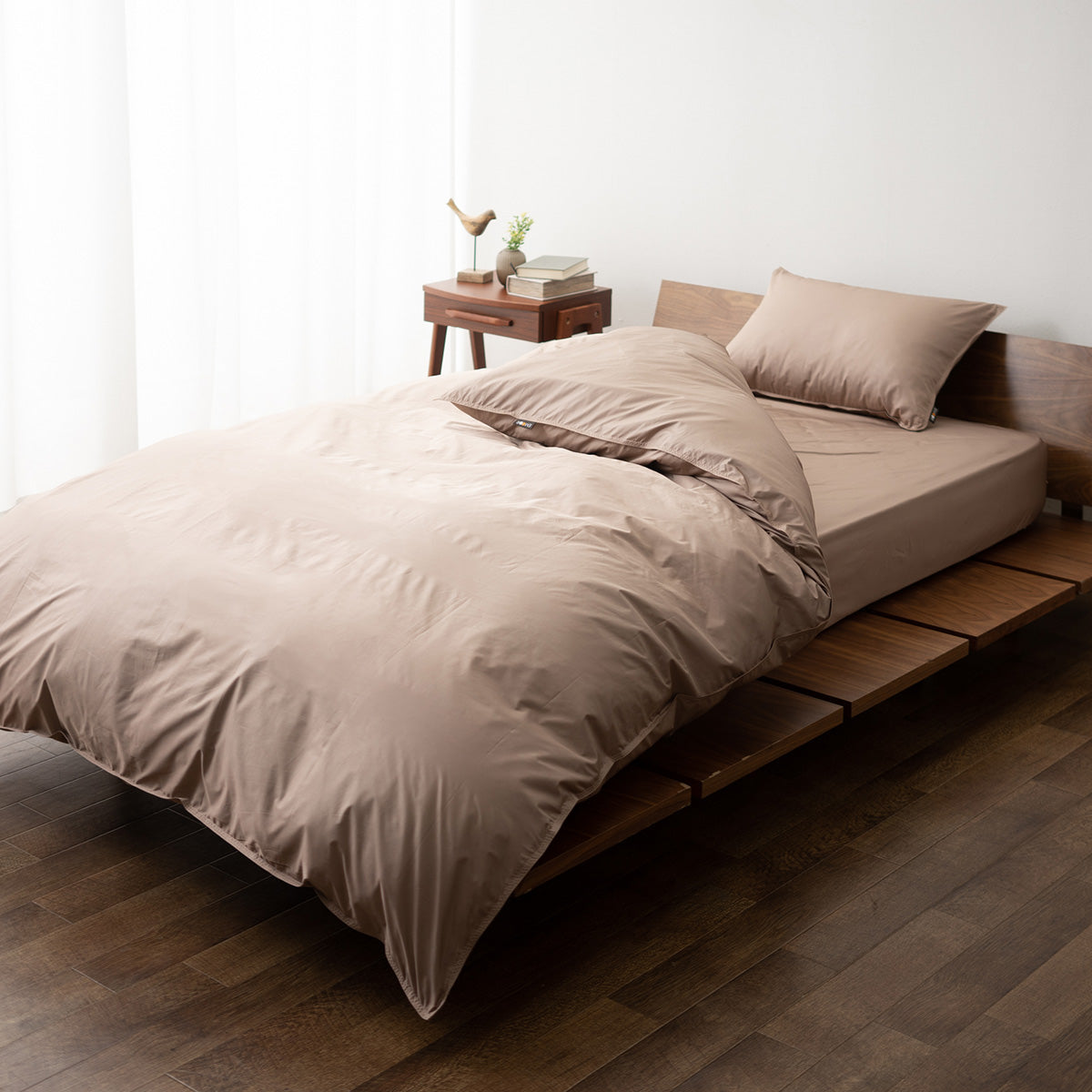 ベッド用 カバー3点セット シングルサイズ 防ダニ 花粉症対策 (掛け布団カバー・ボックスシーツ・ピロケース)