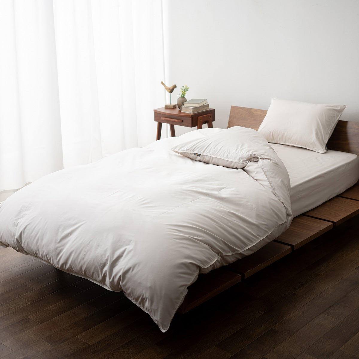 ベッド用 カバー3点セット シングルサイズ 防ダニ 花粉症対策 (掛け布団カバー・ボックスシーツ・ピロケース)