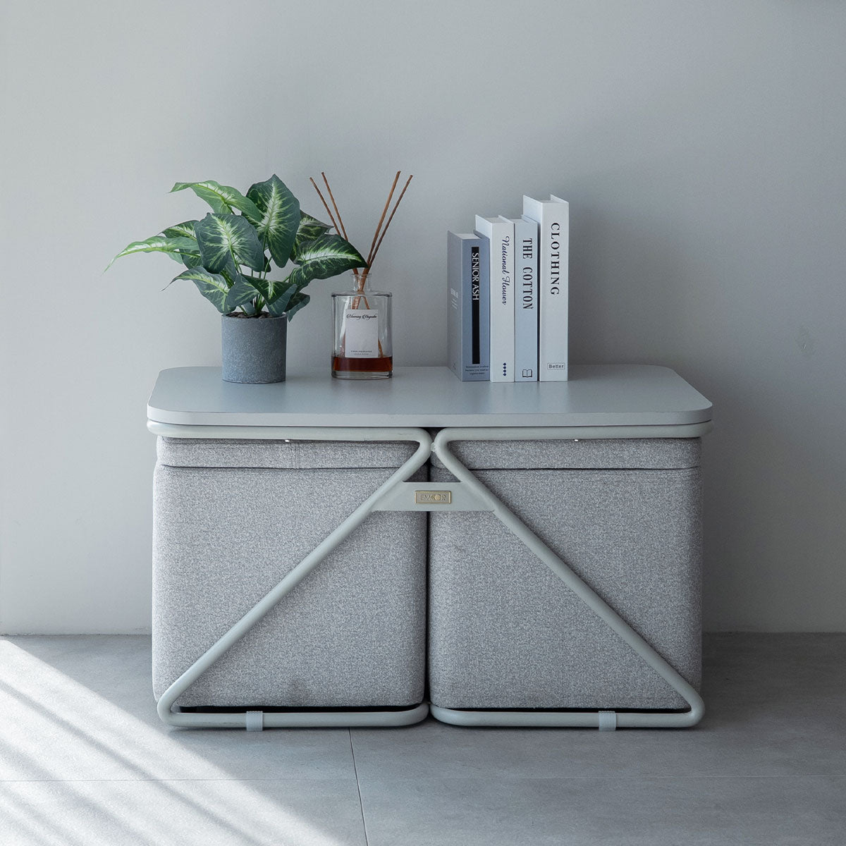 テーブル&スツール テーブルセット STINA 幅80cm 角型 長方形 完成品 軽量 コンパクト ソファテーブル カフェテーブル サイドテーブル 椅子 チェア 来客用 リビング ダイニング 寝室 オフィス カフェ ホーム 施設