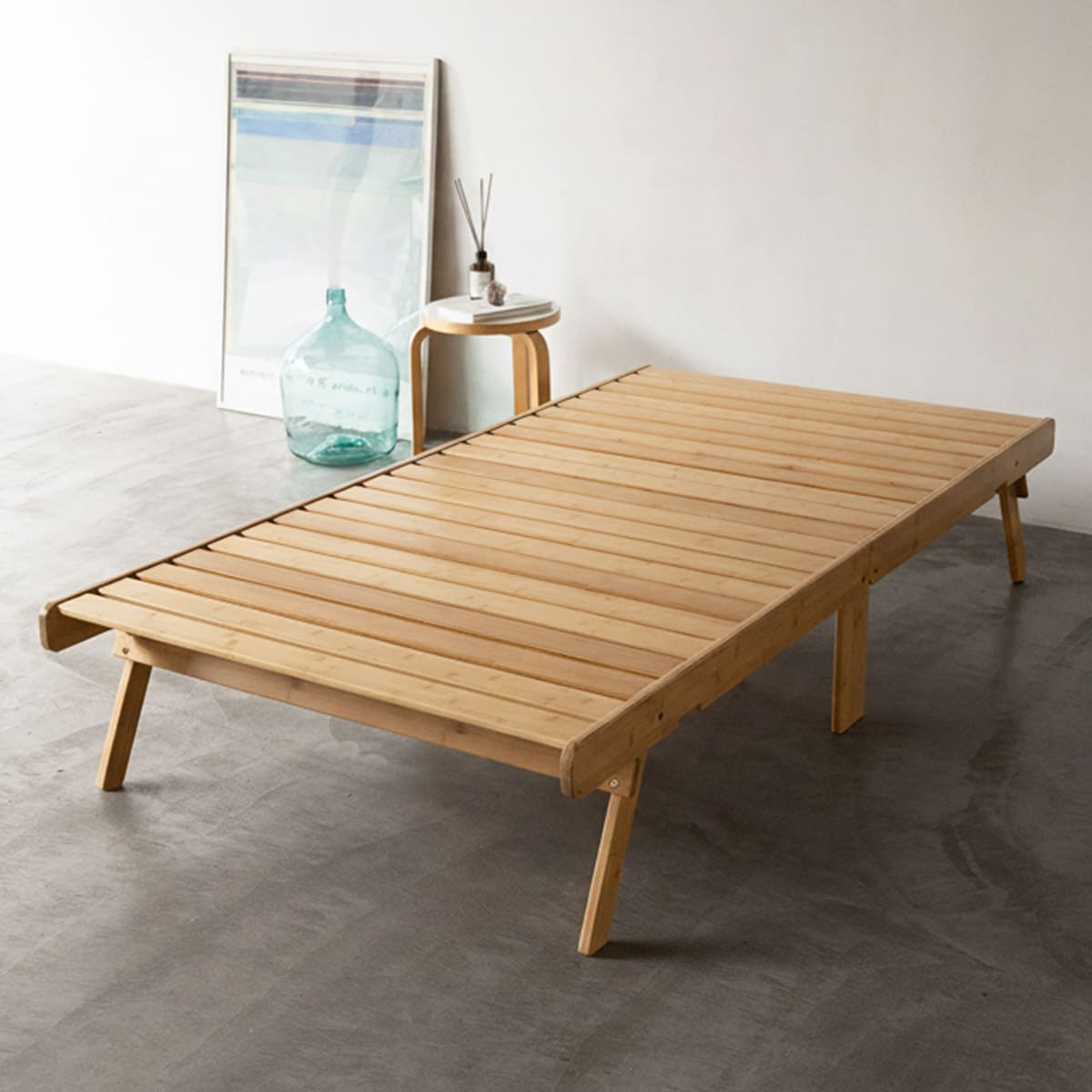 折りたたみベッド 天然竹 折りたたみベッド エクストラベッド 竹製ベッド 抗菌 調湿 脱臭 高通気 湿気対策 カビ対策 ごろ寝