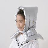 防災頭巾 アルミ防災頭巾 アルミ蒸着 難燃素材を使用 日本製 30×46cm 【(公財)日本防炎協会認定品】 ぼうさいずきん