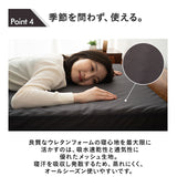 プロがつくった シンプルな 高反発マットレス シングルサイズ 日本製