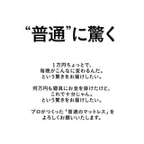 プロがつくった シンプルな 高反発マットレス シングルサイズ 日本製