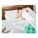 マットレス 折りたたみマットレス 三つ折りマットレス オーバーレイマットレス クイーン アキレス 日本製 洗える 三つ折タイプ アイボリー