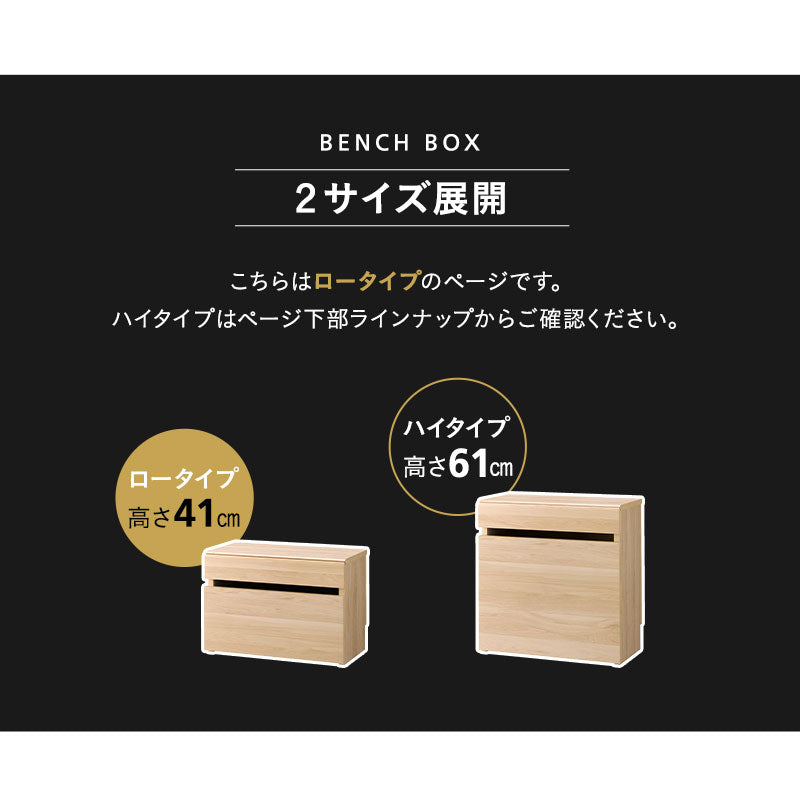 ベンチボックス 幅59cm ロータイプ キャスター付き ベンチになる 収納ボックス 収納ベンチ ストック棚フロアデスク おもちゃ箱 ストッカー 腰掛け スツール 椅子 玄関収納 リビング収納 収納家具 備蓄収納 防災