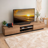 テレビボード テレビ台 幅115cm 幅152cm 幅176cm 24型～77型対応 背面収納スペース付き 低め ロータイプ ローボード 木目 ヴィンテージ 大型テレビ対応
