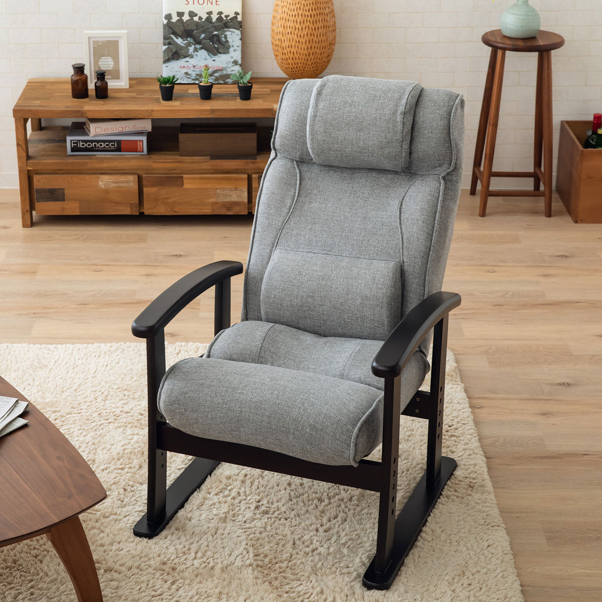 高座椅子 「ほまれ」 リクライニングチェア トリプルクッション 座面高調節可 母の日 父の日 敬老の日 ギフト