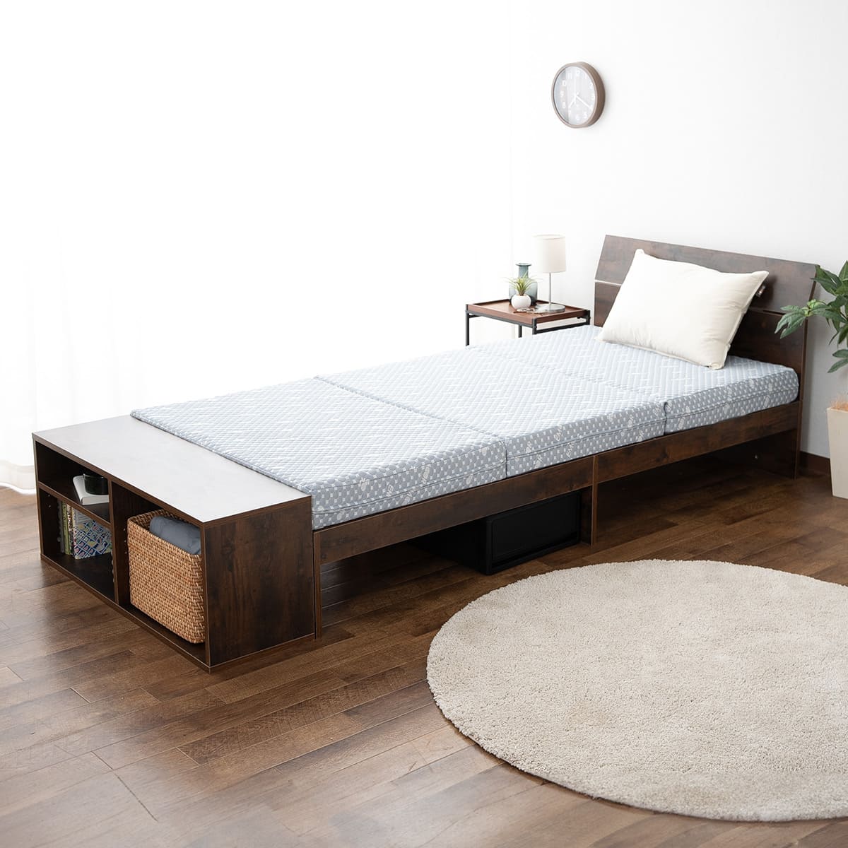 ベッドフレーム Itoh ドリームベッド］シングルベッドフレーム E TANTO B サイド40H