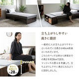 スタート すのこベッド フットベンチ 2点セットロータイプ ヘッドボード付き ベッドフレーム すのこ スノコ ベッド スツール 腰掛け 高通気 湿気対策 カビ対策