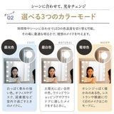LEDライト付き ドレッサー 3点セット 幅70cm 鏡台 ドレッサーテーブル パソコンデスク スツール ハリウッドミラー 女優ミラー 椅子付き タッチパネル USBポート付き