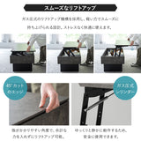 Diago ディアゴ リフトアップテーブル 幅105cm 長方形 昇降式 収納付き セラミック調 センターテーブル ローテーブル 食事 仕事 リビング