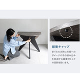 折りたたみテーブル 直径80cm 円形 丸型 ラウンド 丸テーブル センターテーブル リビングテーブル ダイニングテーブル サイドテーブル テーブル デスク 机 作業台 食卓 ストーン調 石目調 木製