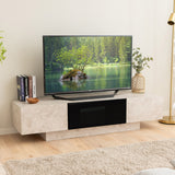 テレビボード テレビ台 幅150cm 幅180cm 32型～65型対応 セラミック調 ローボード フラップタイプ ロータイプ 大型テレビ対応