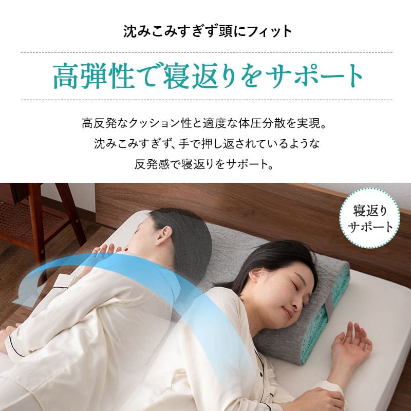 スカイブリージーピロー2 抗ウイルス カバー付き 高反発 3Dファイバー