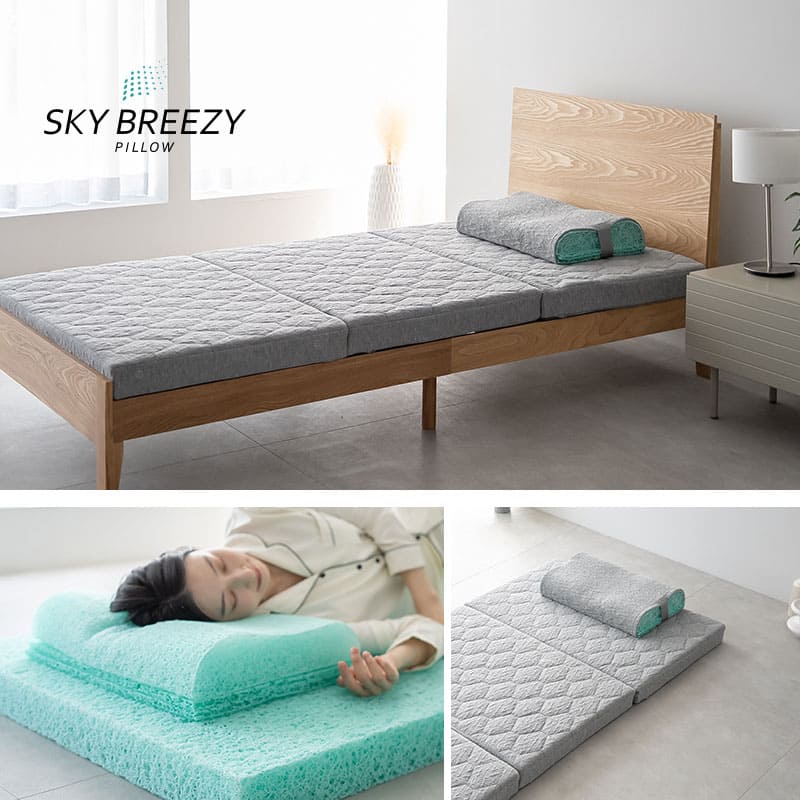 スカイブリージーピロー2 抗ウイルス カバー付き 高反発 3Dファイバー