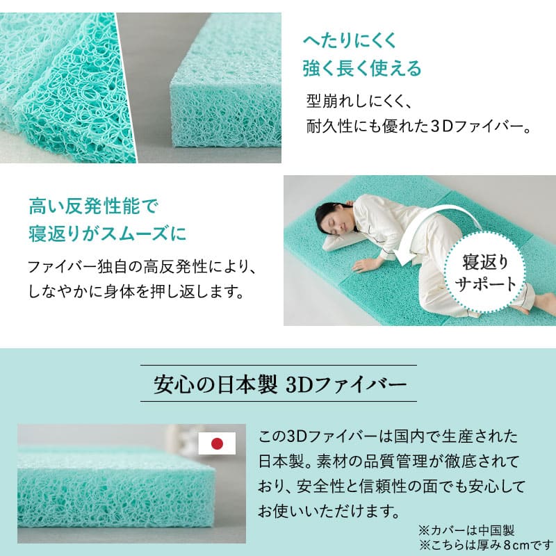 マットレス シングル ダブル クイーン 日本製 抗ウィルス 三つ折り 折りたたみ スカイブリージーマットレス シングル セミダブル ダブル