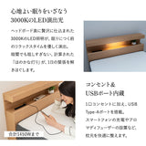 スタンダードベッド ORVA キャビネット クローズフレーム LED照明付き 大容量収納付き コンセント付き ベッドフレーム すのこ スノコ 調湿 高通気 湿気対策 カビ対策 シングル ダブル クイーン