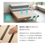 スタンダードベッド ORVA キャビネット クローズフレーム LED照明付き 大容量収納付き コンセント付き ベッドフレーム すのこ スノコ 調湿 高通気 湿気対策 カビ対策 シングル ダブル クイーン