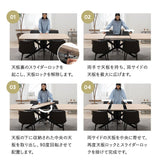 ダイニングテーブル 食卓テーブル 幅160～200cm 伸長式 長方形 センターテーブル リビングテーブル 木目調 スチール脚 食卓用 リビング ダイニング