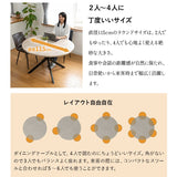 ダイニングテーブル NOLDE 食卓テーブル 直径115cm 円形 丸型 ラウンド 木製 木目調 スチール脚 ブラック 黒 食卓用 4人掛け ノルデ