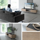 テレビボード テレビ台 幅180cm 32型～75型対応 完成品 日本製 ローボード テレビラック AVラック 収納棚 ロータイプ フラップ扉 引き出し収納 大型テレビ対応 stonoak ストノーク