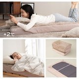 ごろ寝マットレス専用 ワンタッチシーツ マットレスカバー 極暖 +2℃ 吸湿発熱 あったか