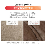 着る毛布 フリーサイズ 105cm丈 ガウンコート ルームウェア 部屋着 ブランケット