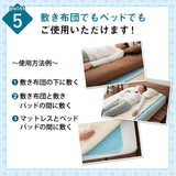 除湿シート ダブルサイズ 130×180cm 吸湿シート 洗える 防ダニ 防カビ 洗濯可