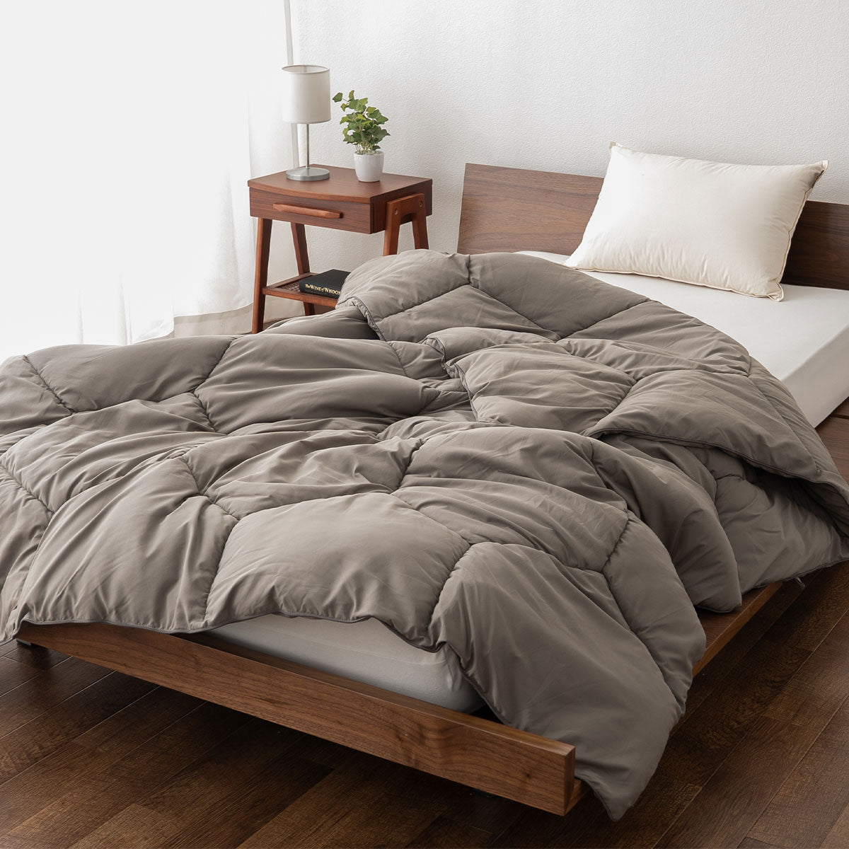 グラフェン 速暖 掛け布団 シングル 高機能 発熱 保温 蓄熱 抗菌防臭