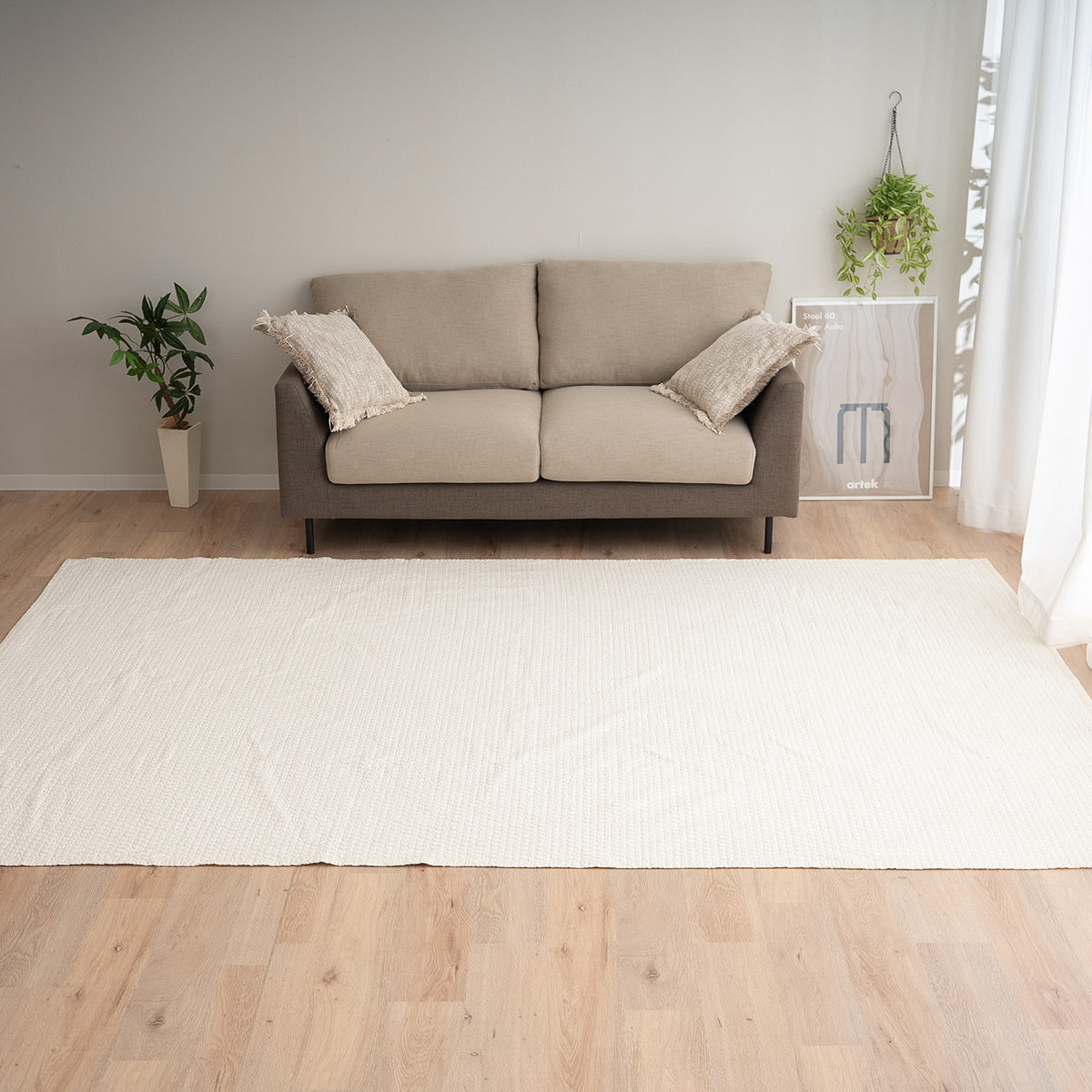 イブル】 キルティングマット ラグ マルチカバー 200×300cm 綿100